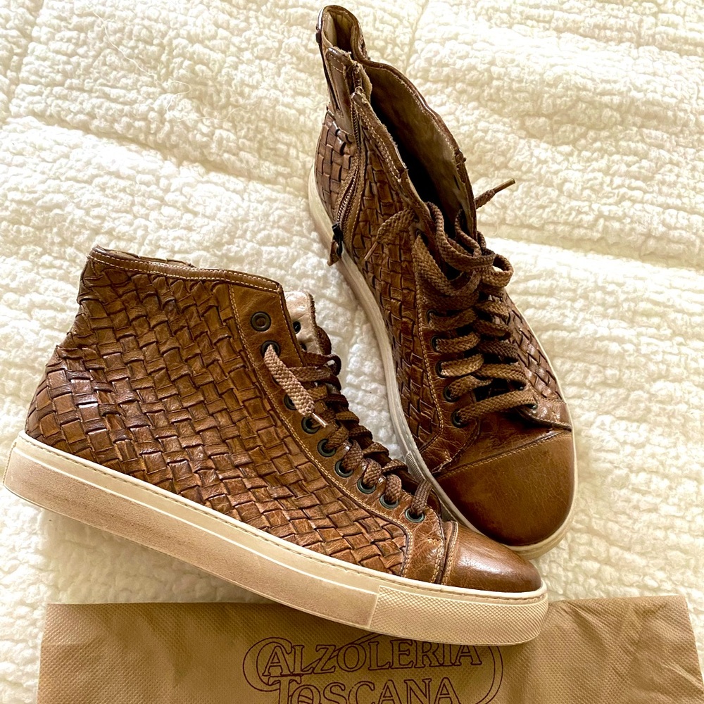 Calzoleria Toscana leather shoes size 10